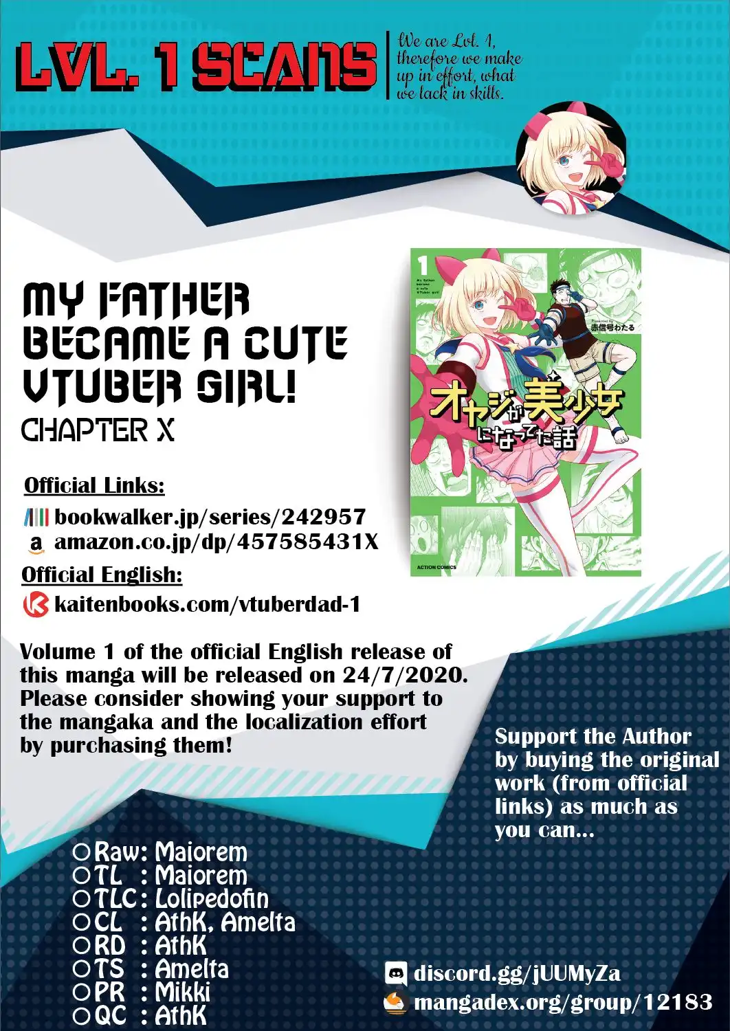 My Father Became a Cute VTuber Girl! Chapter 4 18